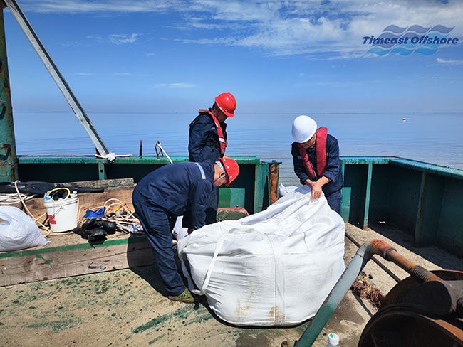 月東油田（tián）2024年海管懸空治理施工項目完工（gōng）
